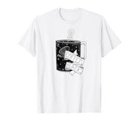 Star Trek Voyager Coffee Black Doodle Graphic Tee T-Shirt