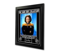 Star Trek Voyager Signed A4 Print, Roxann Dawson as Lt. B'Elanna Torres, 29.7 x 21 cm