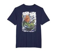 Star Trek Vulcan Battle T-Shirt, Men's Big and Tall, Navy Blue, 2X Tall