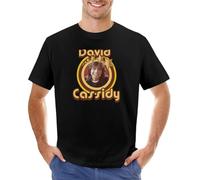 Star-Tribute-David-Cassidy-T-Shirt-Short-Sleeve-Summer-top-Mens-t-Shirts Black