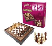 Star VIP Pearl L Luxury Wooden Chess Set with Storage Box, Original