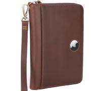 STAR VISTA Lorenzo Full Grain Leather Family Passport Wallet for 4, Large Travel Document Organizer for Exquisite Voyagers, Multi-Currency Compartments, RFID Blocking, AirTag Track, Espresso Brown