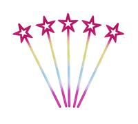 Star Wand, Glitter Five-Pointed Star Wand, Creative Pretend Play Toy For Little Princesses, Fairies, Dancers