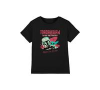 Star Wars 1 Dad Retro Dadalorian Where I Go Kids T-Shirt, Black | Size: 7-8 Years Star Wars Black 7-8 Years