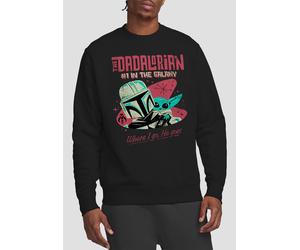 Star Wars #1 Dad Retro Dadalorian Where I Go Sweatshirt, Black | Size: Medium Star Wars Black M