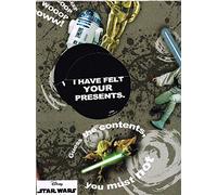 Star wars 2 Sheets of Gift wrap and 2 Gift Tags