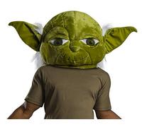 STAR WARS 200238_OS Classic Plush Oversized Yoda Head Mask Costume, Multi, One Size