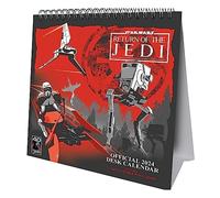 Star Wars 2024 Desk Calendar, Month To View Desk CalendarPost Card, Official Product