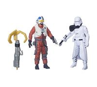 Star Wars 3.75-Inch The Force Awakens Snap Wexley and First Order Snowtrooper Officer Figure (Pack of 2)