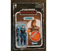 Star Wars Retro Collection Cara Dune Toy 3.75-Inch-Scale The Mandalorian Action Figure with Accessories, Toys for Kids Ages 4 and Up