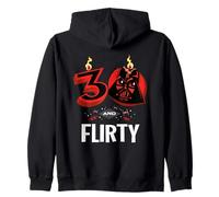 Star Wars 30th Birthday Party "30 and Flirty" Darth Vader Zip Hoodie