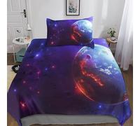 Star Wars 3D Duvet Cover 3-Piece Quilt Cover Set for Kids,Teens And Adults,Microfiber Comforter Cover,Bedding Set with Pillowcases Single(135x200cm)
