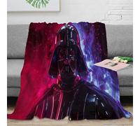 EVMILA Star Wars 3D Printed Darth Vader Throw Bedding Blanket Plush Soft Cozy Lightweight Fluffy Gifts for Kids Teens Adults for Boys Girls All Season Couch Sofa 80x90inch(200x230cm)
