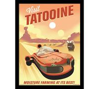 Star Wars 40th Anniversary (Tatooine) Framed 30 x 40cm Print