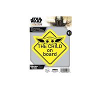 Star Wars 804477 Star Wars the Mandalorian the Child on Board Decal