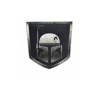 Star Wars 872189 Star Wars Boba Fett Rustic Die Cut Vinyl Magnet, Blue & Silver
