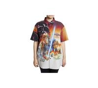 Star Wars 880892-large Empire Strikes Back Poster Camp Shirt by Loungefly - Large