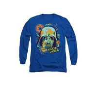 Star Wars 90s Vader Long Sleeve T-Shirt, Royal | Size: Small Star Wars Royal S