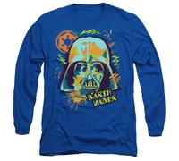 Star Wars 90s Vader Long Sleeve T-Shirt S-2XL, Blue