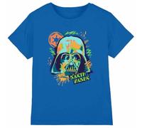 Star Wars 90s Vader Unisex Kids T Shirt, Royal, 12-13 Years