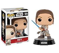 Star Wars 9618 "POP! Bobble E7 TFA Rey w/Lightsaber Action Figure