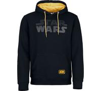 Star Wars A Long Time Ago in a Galaxy Far, Far Away Hoodie black yellow M