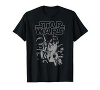 Star Wars A New Hope Monochromatic Poster T-Shirt