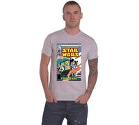 Star Wars A Princess Alone Comic Cover T Shirt In Grey Grey S