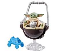 Star Wars ActionVerse Grogu 3.3-cm (11-cm Scale) Action Figure & Accessories, Reusable Accessory Storage Rack, Toys for Boys & Girls Ages 4+