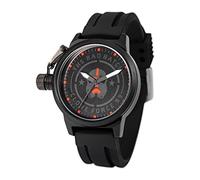 STAR WARS Adult Crown Protector Analog Quartz Rubber Strap Watch, Black