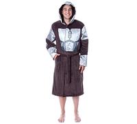 Star Wars Adult The Mandalorian Costume Fleece Robe Bathrobe for Men Women