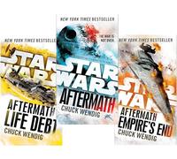 Star Wars Aftermath Trilogy 3 Books Collection Set By Chuck Wendig (Aftermath, Life Debt, Empires End)