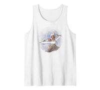 Star Wars Ahsoka Part 5 White Costume Lightsabers & Star-Map Tank Top, Men, White, Small