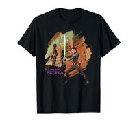 Star Wars Ahsoka Part Two Sabine Wren Mural and Lightsaber T-Shirt