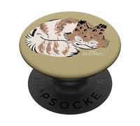 Star Wars Ahsoka Sabine Wren’s Sleeping Loth-Cat Sumi-e PopSockets Adhesive PopGrip