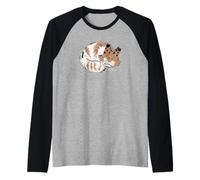 Star Wars Ahsoka Sabine Wren’s Sleeping Loth-Cat Sumi-e Raglan Baseball Tee