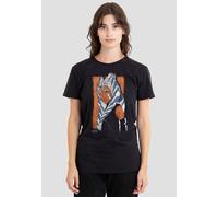 Star Wars Ahsoka Sketch T-Shirt, Black Black S