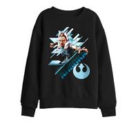 Star Wars Ahsoka Stance Kids Sweatshirt, Black, 12-13