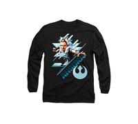 Star Wars Ahsoka Stance Long Sleeve T-Shirt, Black Star Wars Black XL