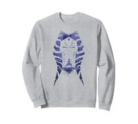 Star Wars Ahsoka Tano Alien Worlds Disney+ Sweatshirt, Adult Unisex, Heather Grey, Small