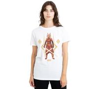 Star Wars Ahsoka The Warrior Ladies T Shirt, White, X-Large