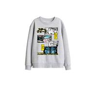 Star Wars Anakin & Darth Vader Comic Book Kids Sweat, Athl Heather in Light Grey | Size: 9-11 Years Star Wars Light Grey 9-11 Years