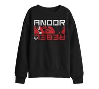Star Wars Andor Rebel Spy Kids Sweatshirt, Black, 9-11