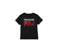 Star Wars Andor Rebel Spy Kids T-Shirt Black | Size: 12-13 Years Star Wars Black 12-13 Years