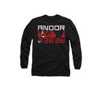 Star Wars Andor Rebel Spy Long Sleeve T-Shirt, Black | Size: Medium Star Wars Black M