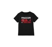 Star Wars Andor Rebel Spy Unisex Kids T Shirt, Black, 12-13 Years