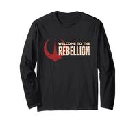 Star Wars Andor "Welcome to the Rebellion" Quote Rebel Logo Long Sleeve T-Shirt