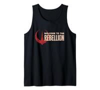 Star Wars Andor "Welcome to the Rebellion" Quote Rebel Logo Tank Top