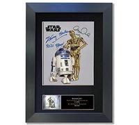 Star Wars Anthony Daniels & Kenny Baker C-3PO R2-D2 Signed Printed Autograph #844