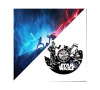 Star Wars Art Record Led Lights Wall Clock Creative Fashion Modeling Decoration